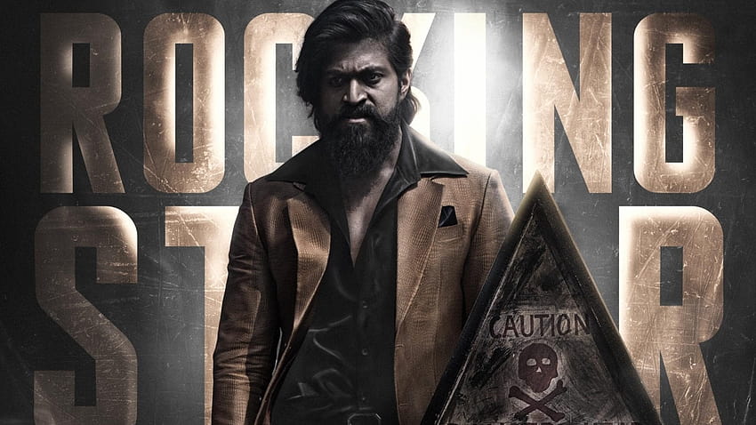 Yash Is 'Dangerously' Intense in KGF Chapter 2 New Poster; Prashanth Neel Confirms April 14 Release, kgf 2 rocky HD wallpaper