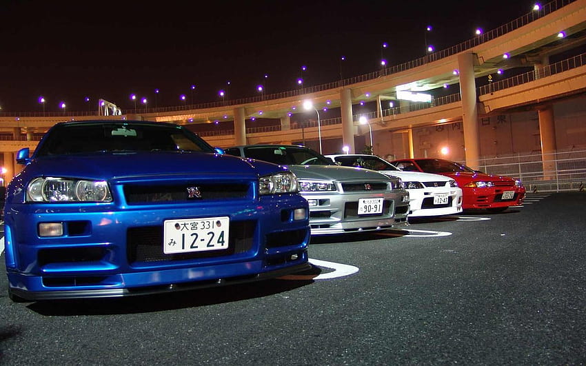 Cars and only Cars: Nissan Skyline Gtr r 1280x800, r34 nissan skyline gt r HD wallpaper