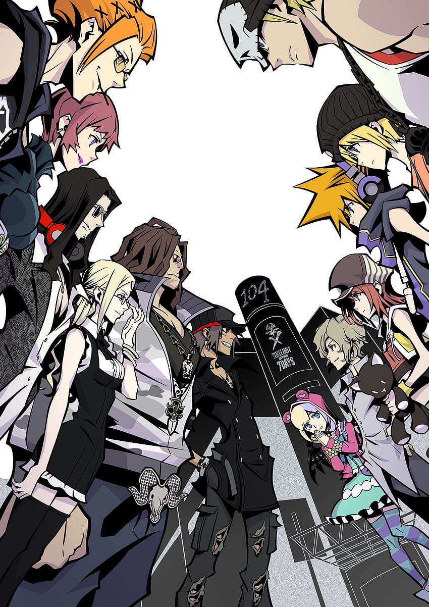 The World Ends With You, twewy phone HD phone wallpaper