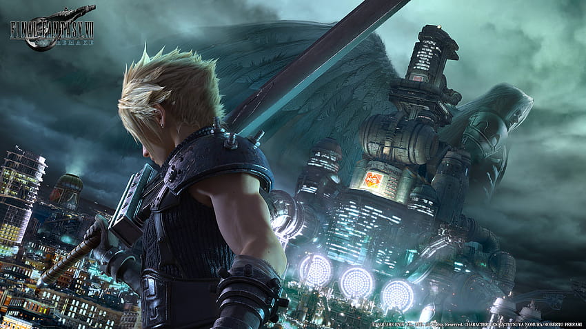 Final Fantasy VII Remake Ultra, римейк на Final Fantasy VII HD тапет