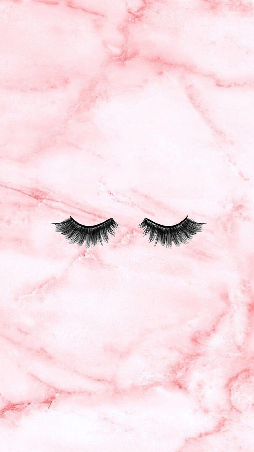 Eyelashes Pink Backgrounds HD phone wallpaper