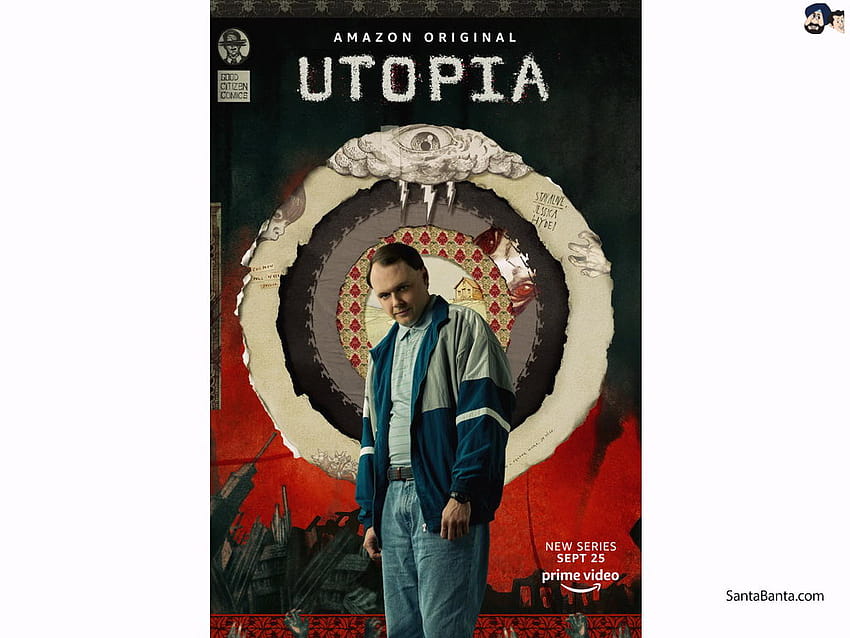 Rainn Wilson`s look from Gillian Flynn`s crime series, `Utopia` HD wallpaper