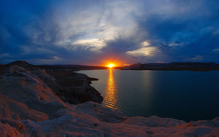 Lake Powell Sunset HD wallpaper