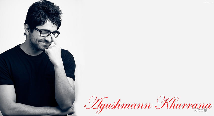 Ayushman Khurana Black And White HD wallpaper