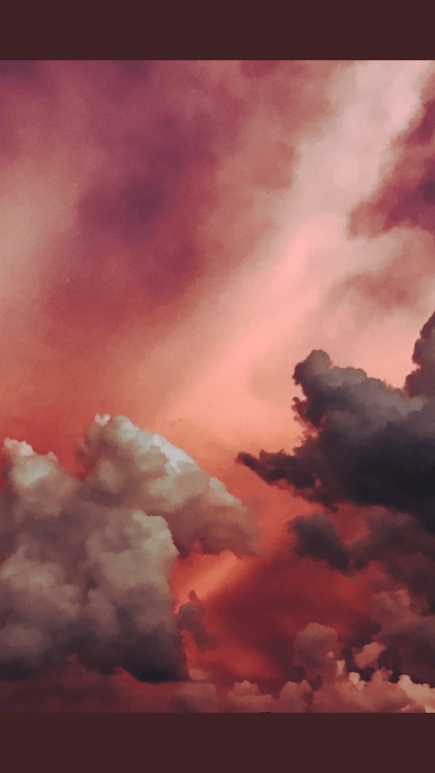 Schöner Sonnenuntergang, ätherisches Rot HD-Handy-Hintergrundbild