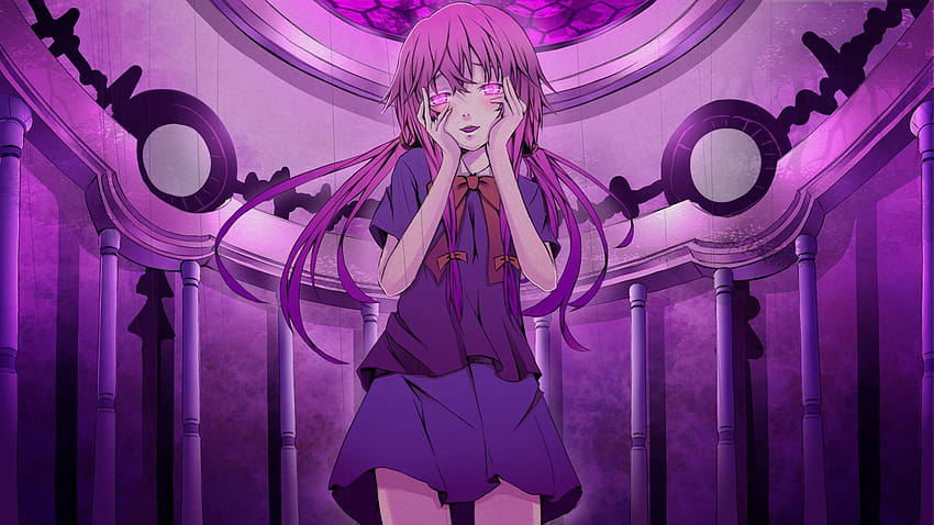 Yuno Gasai-Wiki Mirai Nikki  Yuno gasai, Mirai nikki, Yuno