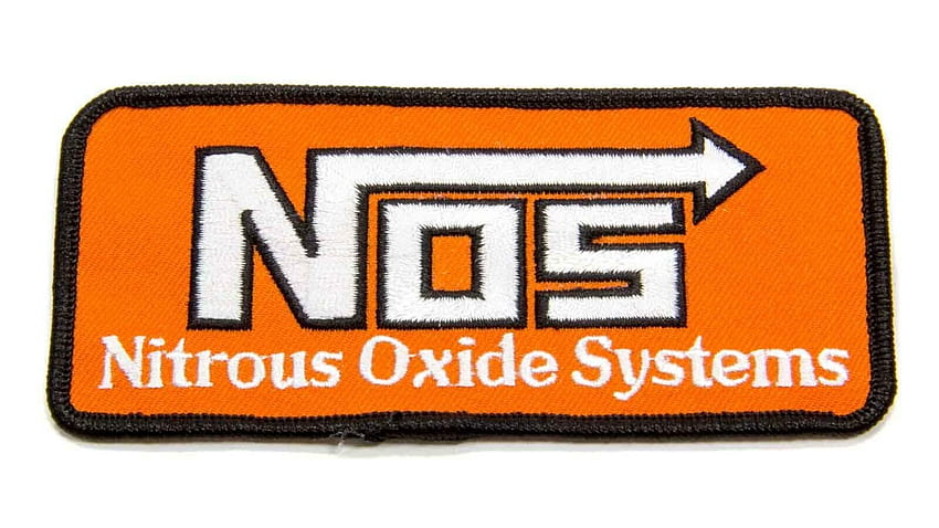 NITROUS OXIDE SYSTEMS Small NOS Patch 19322NOS, logotipo nitroso papel de parede HD