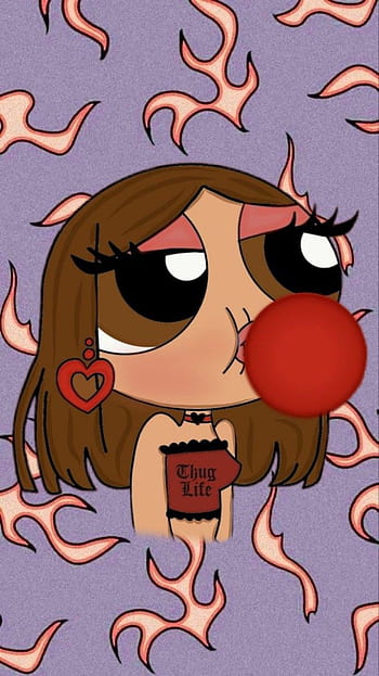 Download Aesthetic Brown Powerpuff Girls Baddie PFP Wallpaper