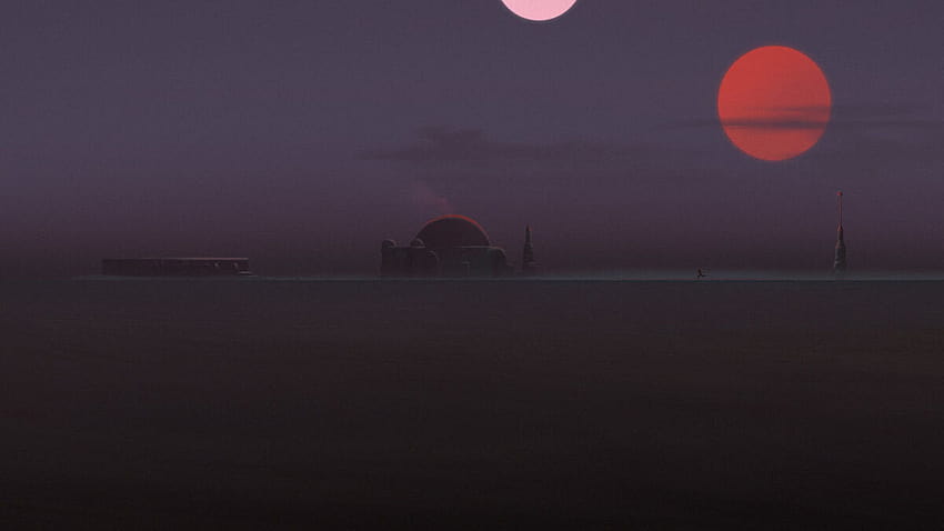 Luke Skywalker Tatooine HD-Hintergrundbild