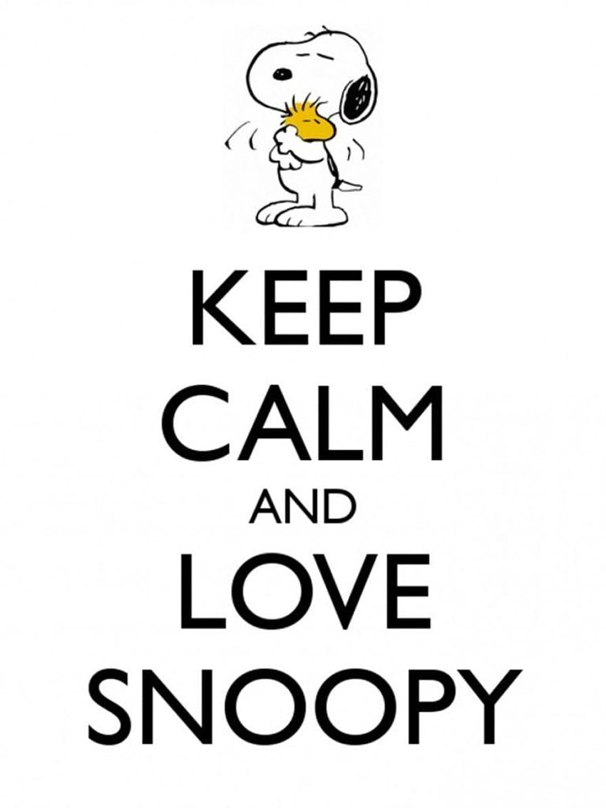 768x1024 Keep Calm & Love Snoopy Ipad mini, keep calm love HD phone wallpaper