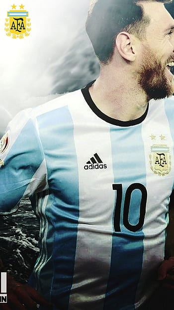 Download Lisandro Martínez Wearing Argentina Football Jersey Wallpaper