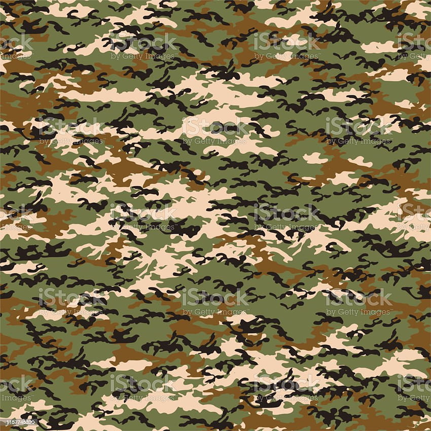 Vector transparente Camuflaje verde patrón militar uniforme ejército s para tela textil diseño publicidad banner stock ilustración, uniforme de camuflaje del ejército fondo de pantalla del teléfono
