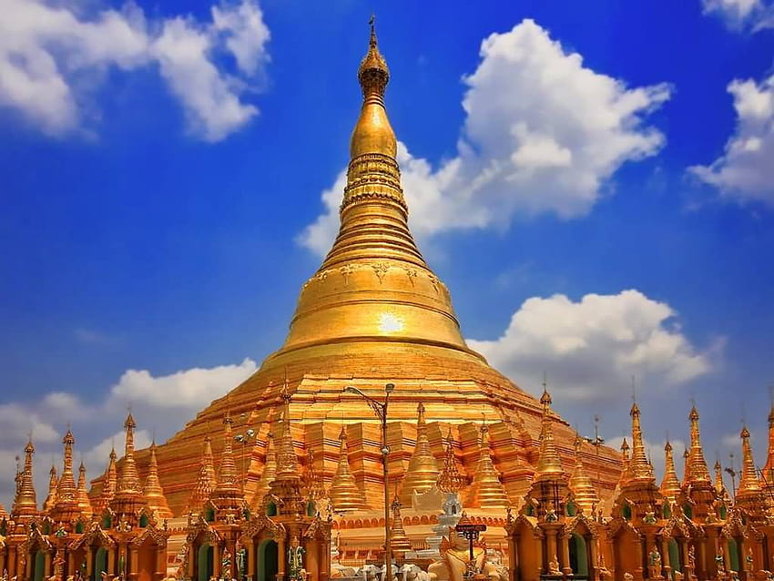 Shwedagon Pagoda, Yangon HD wallpaper
