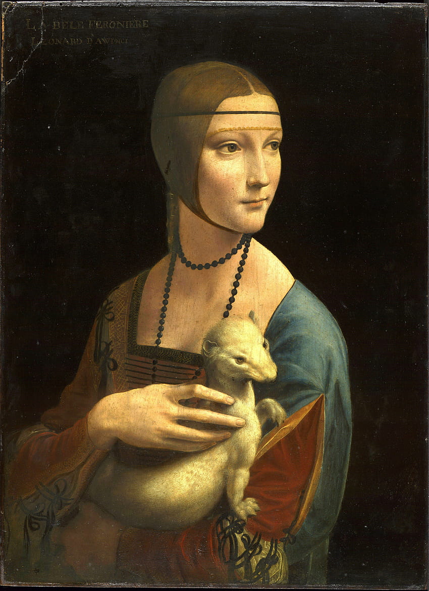 Leonardo da Vinci, Lukisan cat minyak, Karya Seni / dan Seluler &, lukisan cat minyak wanita wallpaper ponsel HD