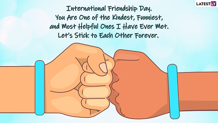 International Friendship Day 2022 Messages & Pics: Greetings, Heartfelt Notes, , Quotes and Sayings To Promote Friendships from All Backgrounds! HD wallpaper