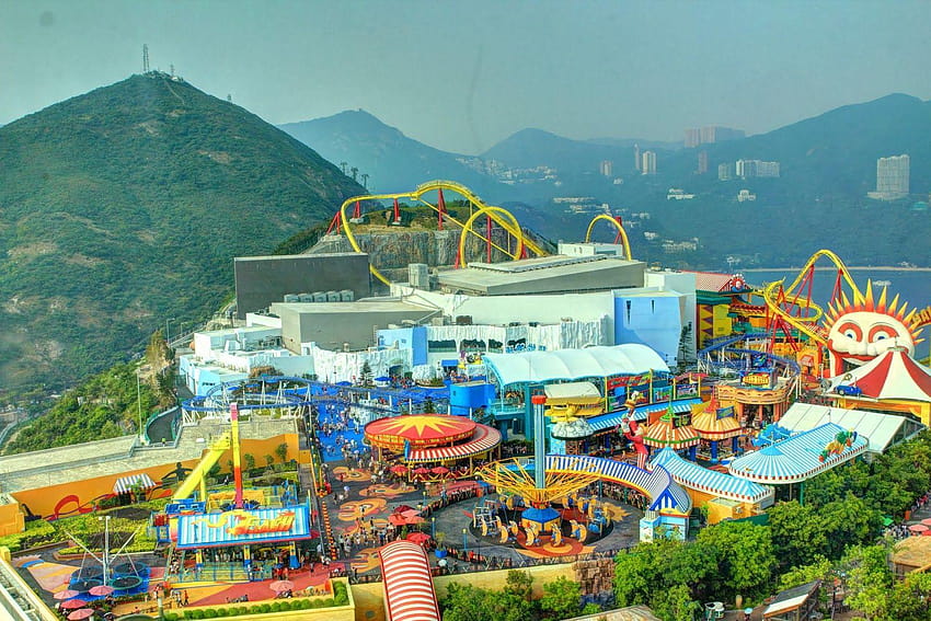 Ocean Park Hong Kong, taman air Wallpaper HD