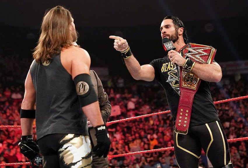 WWE Money In The Bank 2019 Резултати: Сет Ролинс победи AJ, Сет Ролинс универсален шампион HD тапет