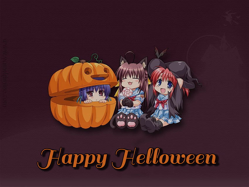 Anime Halloween Witch Portrait Wallpaper Background Cute Halloween Picture  Easy To Draw Background Image And Wallpaper for Free Download