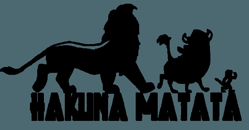 HAKUNA MATATA 1 by BLACKDRAGON1414, hakuna matata tumblr HD wallpaper |  Pxfuel
