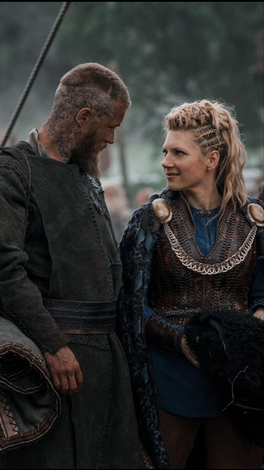 Ragnar Lothbrok und Lagertha, Ragnar und Lagertha HD-Handy-Hintergrundbild