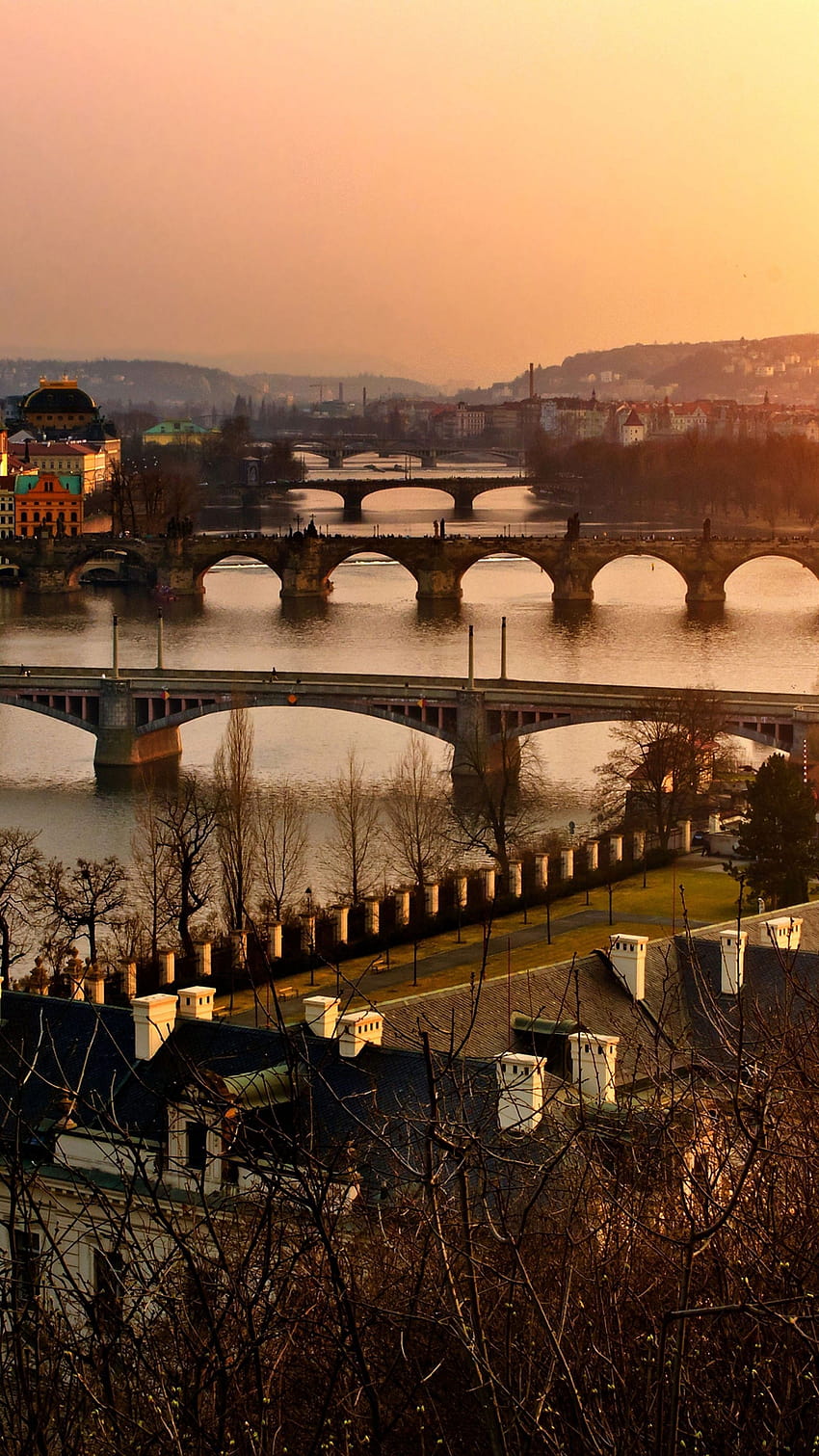 Прага, Чехия, Туризъм, Пътуване, Архитектура HD тапет за телефон