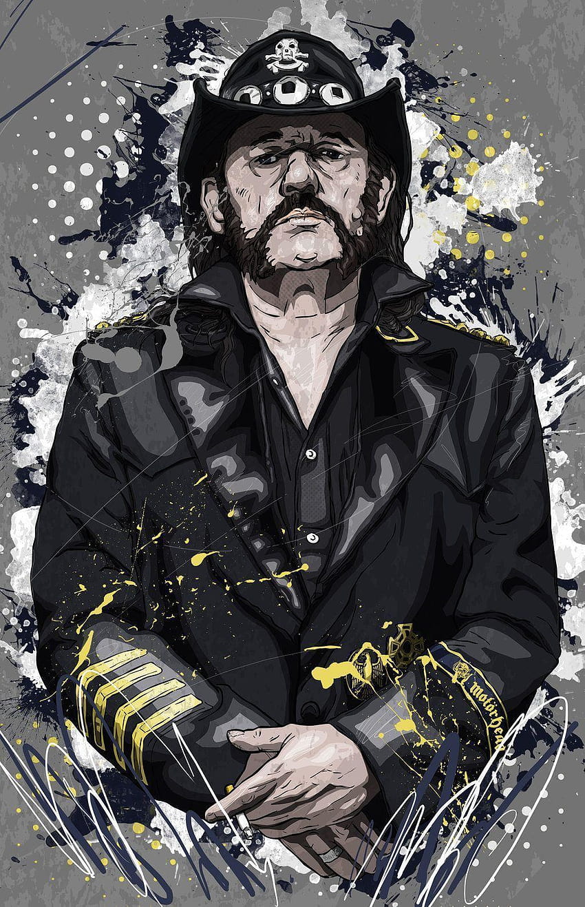 Old Gods Die Hard, Portrait of Lemmy Kilmister by tbaneart on HD phone ...