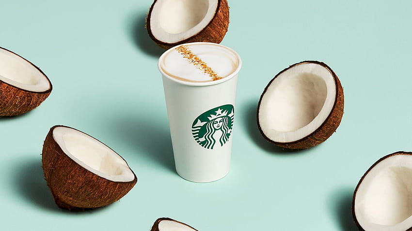 9 Starbucks Hacks dla wegańskich kawoszy, karmelowe latte Tapeta HD
