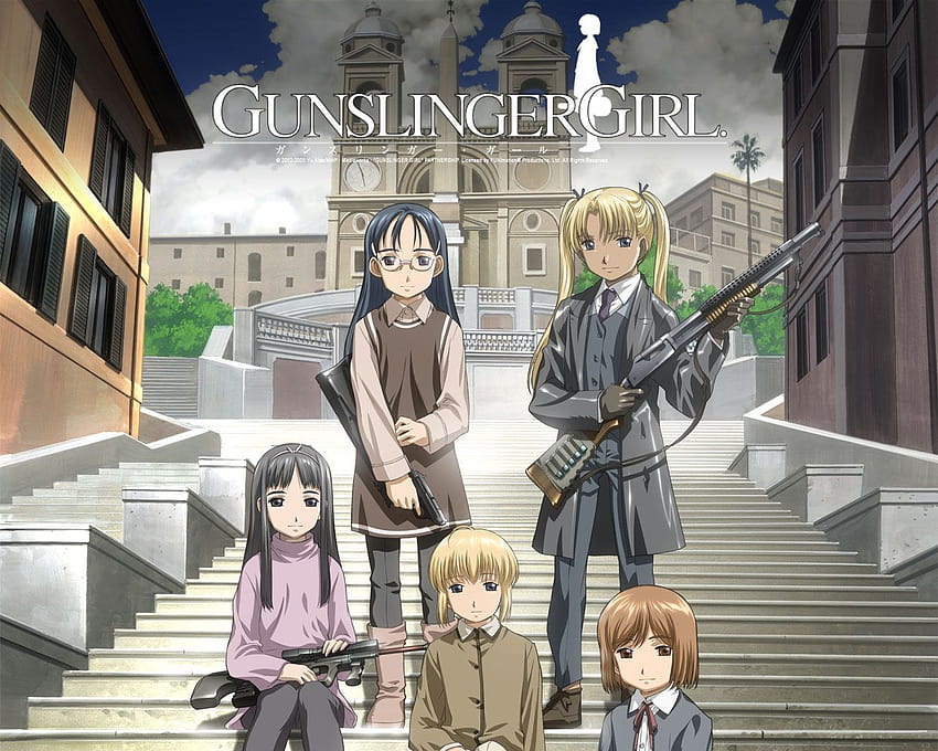 ปักพินในบอร์ด Anime girl gun, gunslinger girl วอลล์เปเปอร์ HD