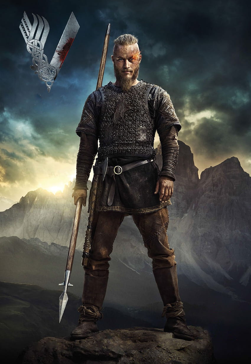 Ragnar Lothbrok a figura intera, ragnar lothbrok mobile Sfondo del telefono HD