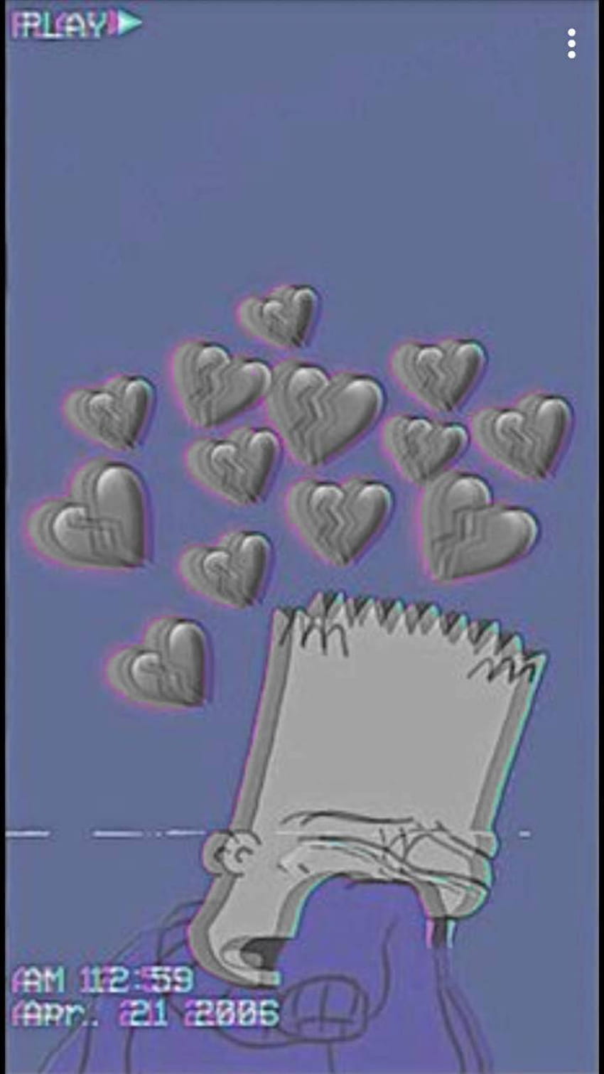 Broken heart by Im_Awkward, sad heart broken cartoon iphone HD phone ...
