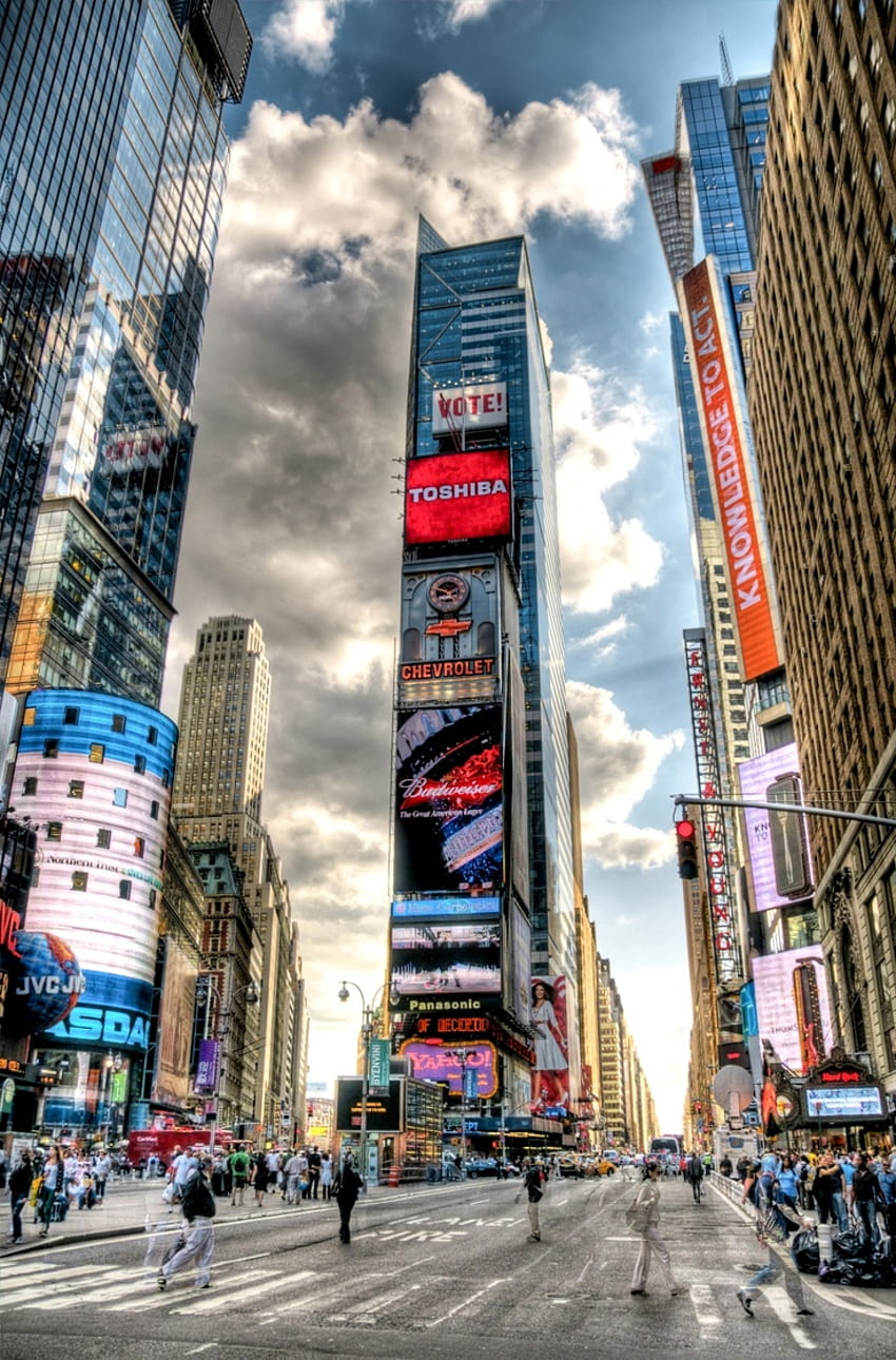 New York City – Times Square – R, new york times square HD phone wallpaper