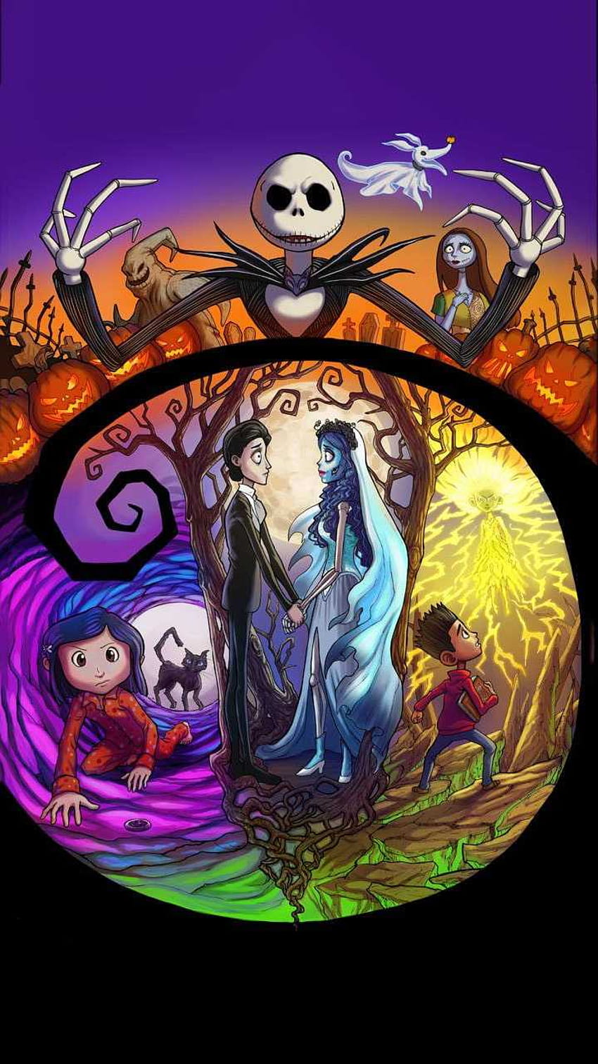 Nightmare Before Christmas iPhone Wallpapers  Top Free Nightmare Before  Christmas iPhone Backgrounds  WallpaperAccess