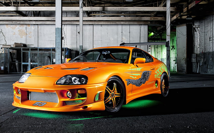 voitures, supercars, Toyota Supra, The Fast and the Furious, voiture rapide et furieuse Fond d'écran HD