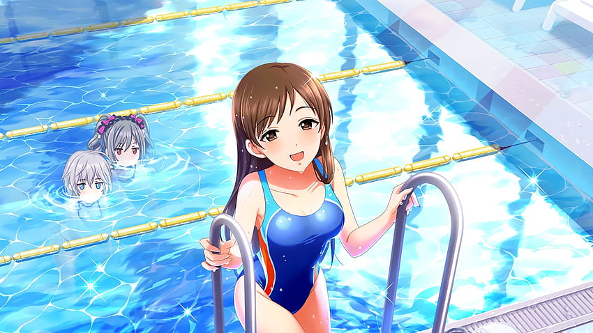 Anastasia Minami Nitta Ranko Kanzaki Anime Girl Swimming Pool, ,  Background, Jb Tuh, swimming anime HD wallpaper | Pxfuel