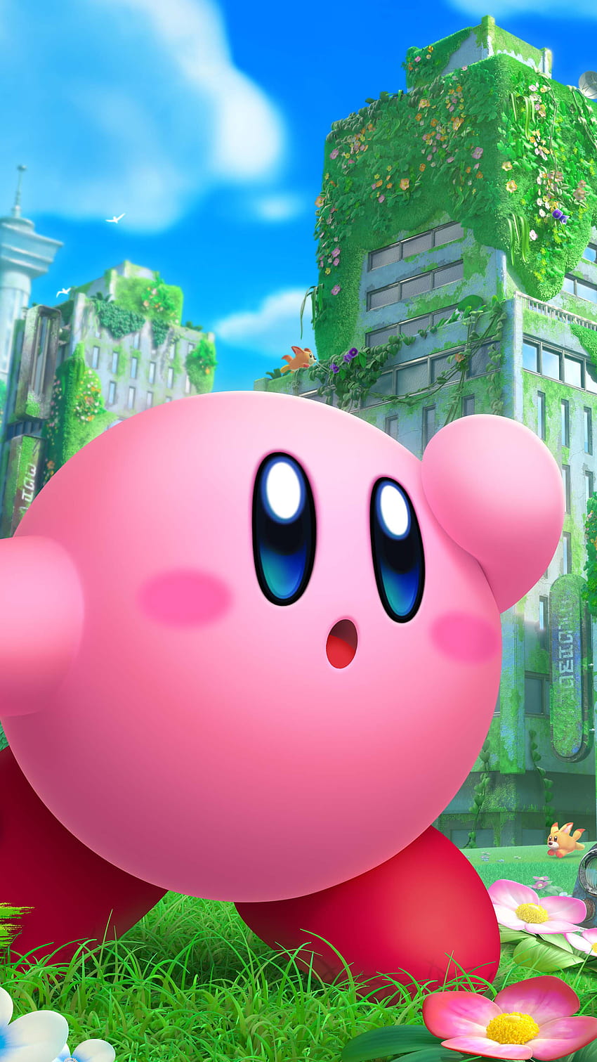 Kirby and the Forgotten Land Phone iPhone HD phone wallpaper