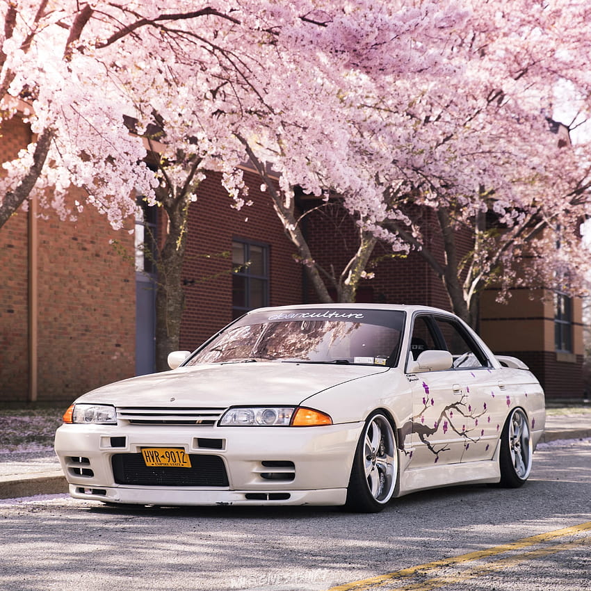 Jdm Cherry Blossom Car Sfondo del telefono HD