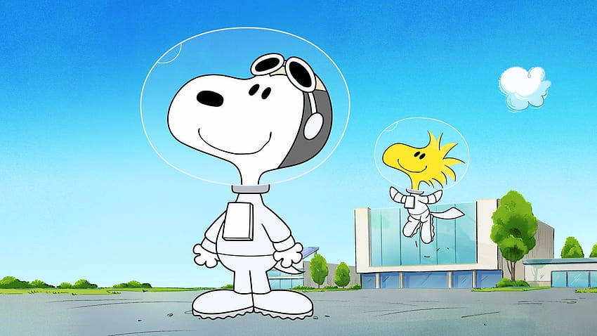 Snoopy in Space' Сезон 2 стартира на Apple TV+, астронавт Снупи HD тапет