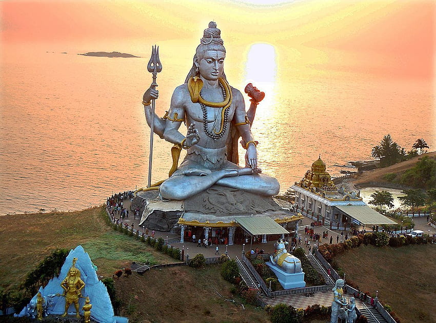 Lord shiva, Lord shiva statue, Shivapinterest, murudeshwar HD wallpaper