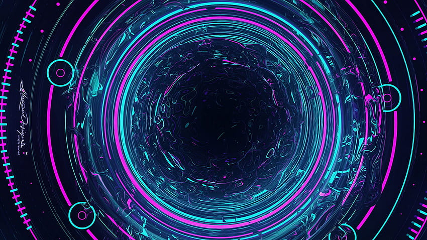 Cyan posted by Ethan Peltier, pink violet and cyan HD wallpaper