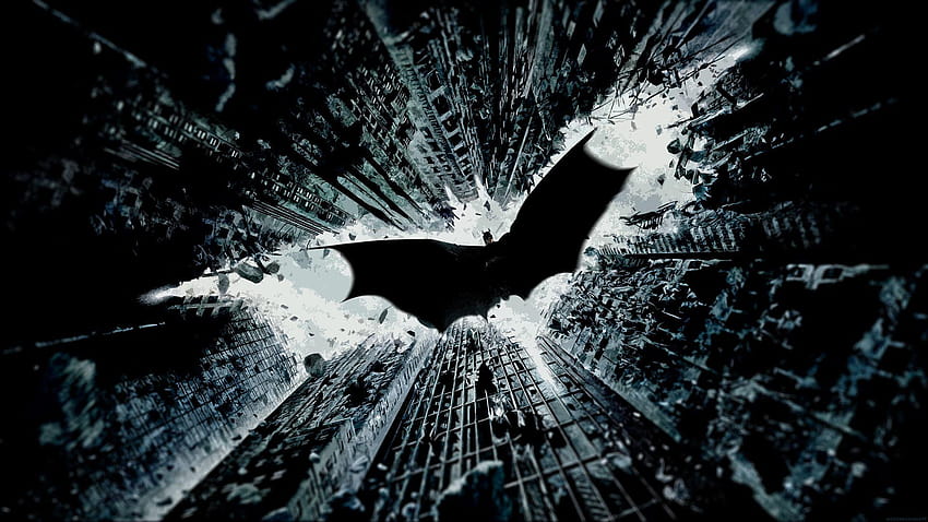 Batman Logo Dark Knight Rises HD wallpaper