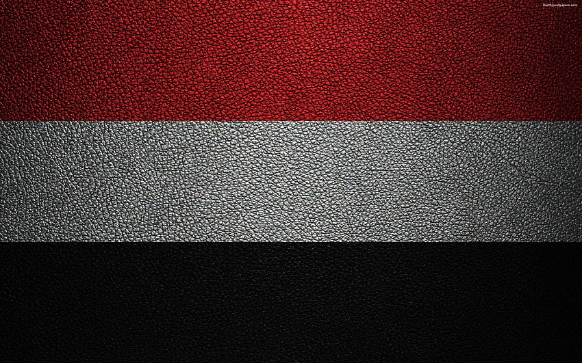 Flag Of Yemen Leather Texture Yemeni Flag Yemen Flag Hd Wallpaper Pxfuel 