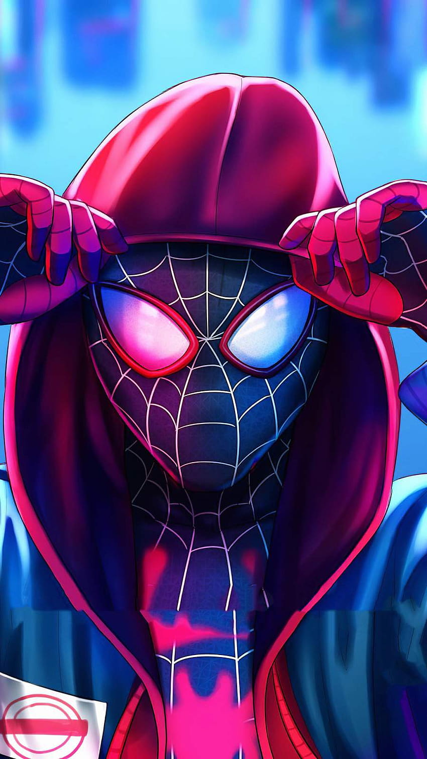 Miles Spiderman Hoodie mobile, spider man mobile HD phone wallpaper | Pxfuel