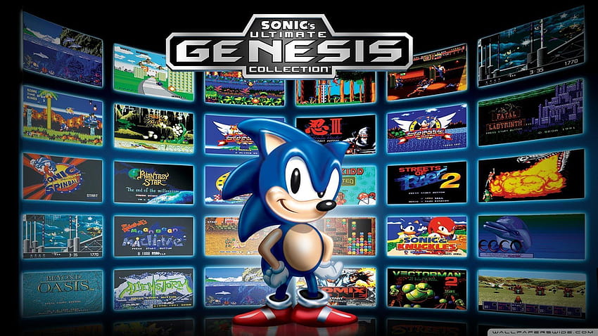 Sonic: High Definition, Mega-Laufwerk HD-Hintergrundbild