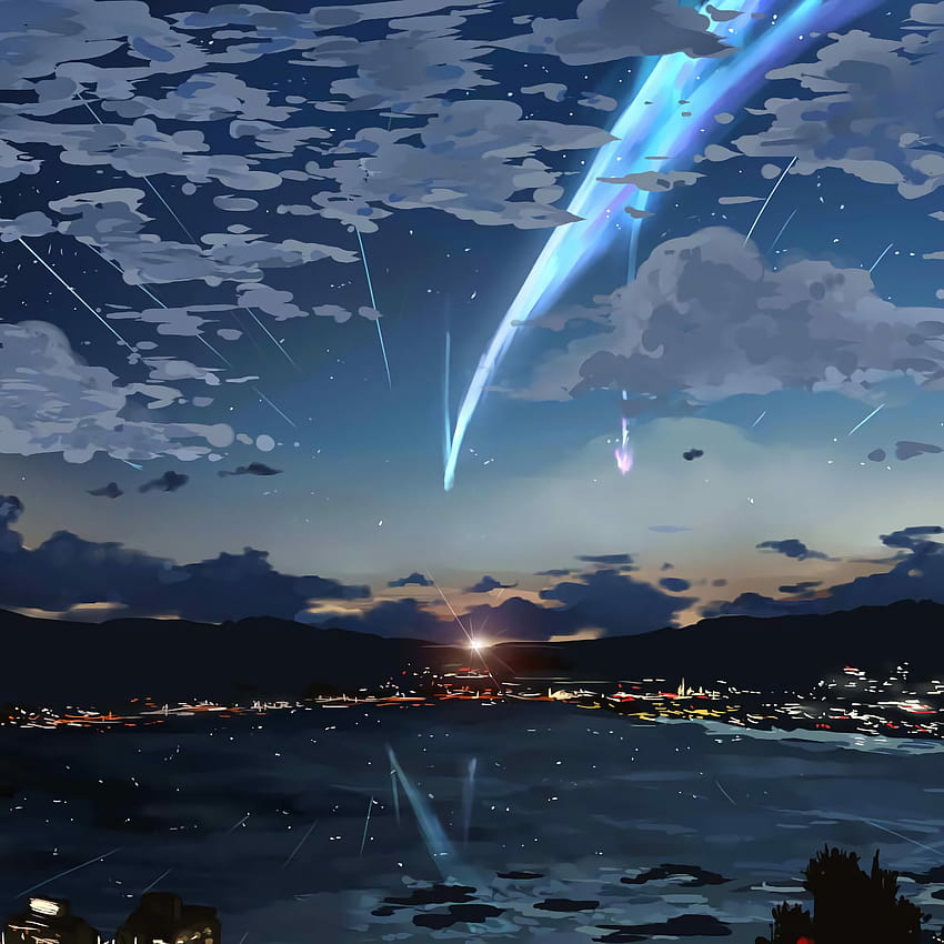 2048x2048 Anime Sky Ipad Air, Tła i, anime iPad Air Tapeta na telefon HD