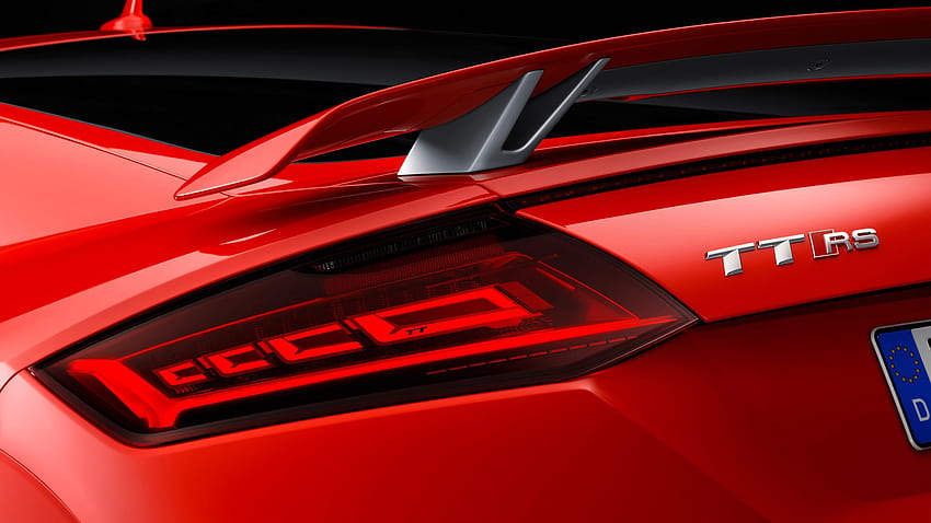 Luces traseras LED Audi TT RS 2017, luces audi fondo de pantalla