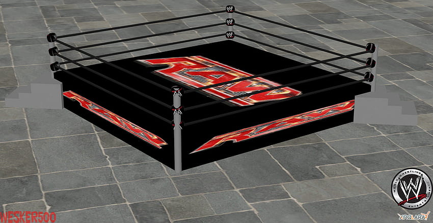 WWE Wrestling Ring by Wesker500 [2049x1059] for your , Mobile & Tablet HD wallpaper