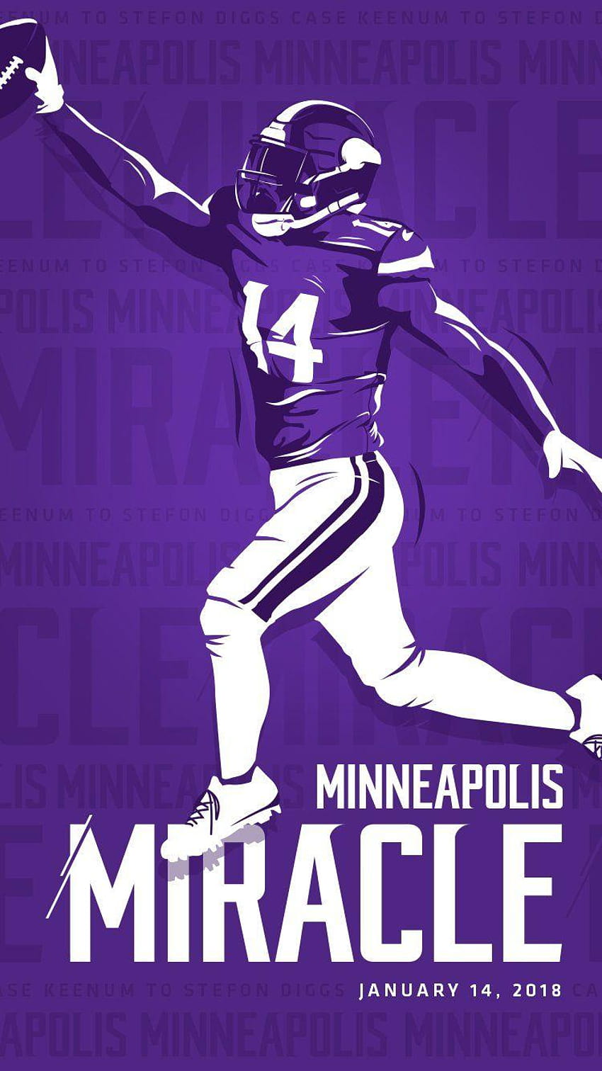 Il miracolo del Minnesota dai vichinghi Twitter: Minnesota, Minnesota Vikings 2018 Sfondo del telefono HD