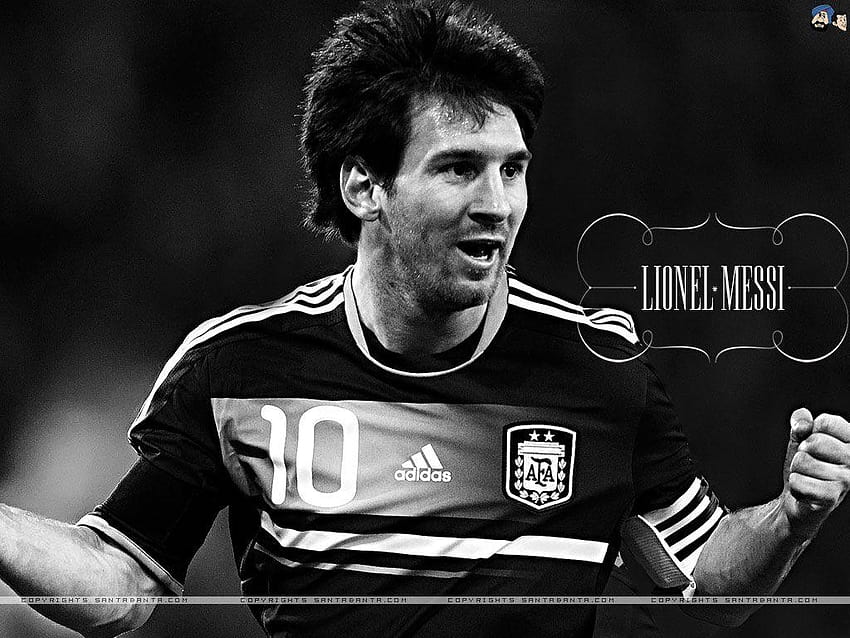 Football Wide I Footballers & Club Players, black and white of messi HD wallpaper