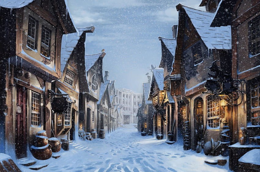 Świąteczne chwile z Harry'ego Pottera, które wprowadzą Cię w świąteczny nastrój, Harry Potter Christmas Tapeta HD