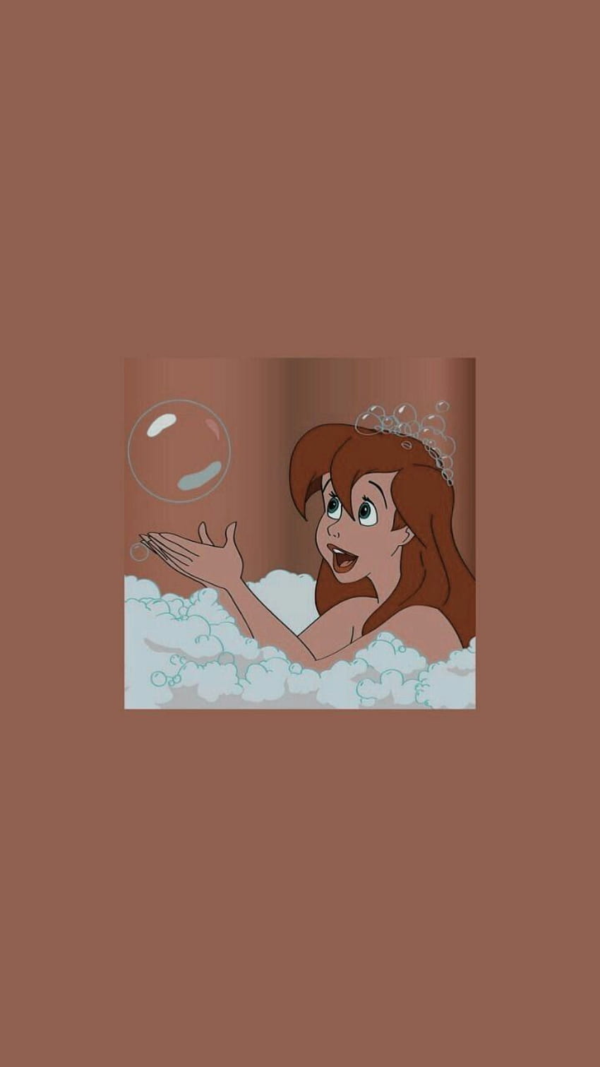 Ariel Disney Cute Tumblr, aesthetic ariel HD phone wallpaper